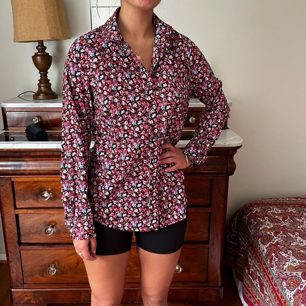 Liberty for J Crew shirt, true silky smooth feel of classic tana lawn cotton